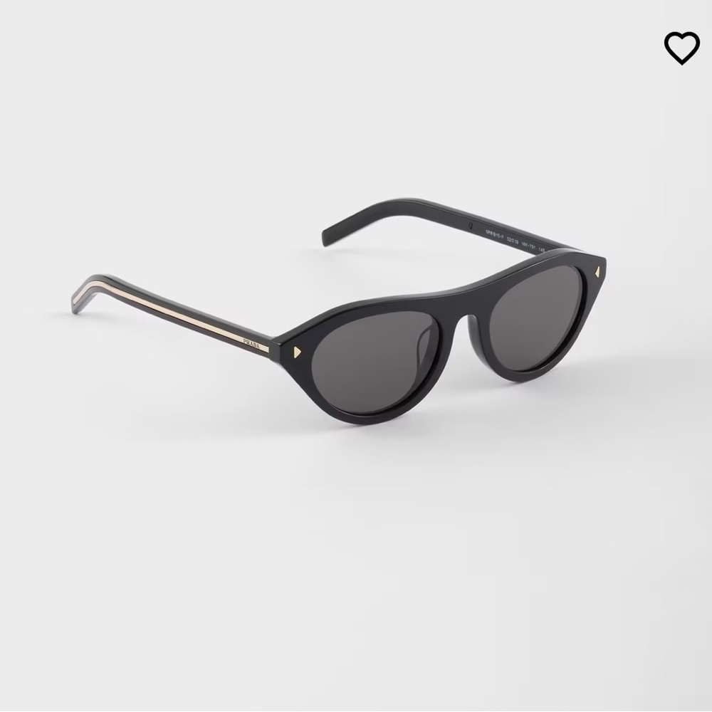 Prada Cat Eye Sunglasses With Metal Logo